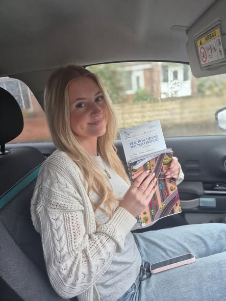 Grace Greenwood - BB Driving School pass