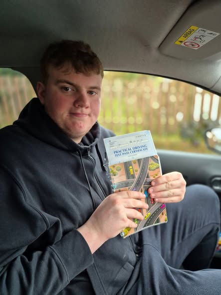 Jack Ingleby - BB Driving School pass