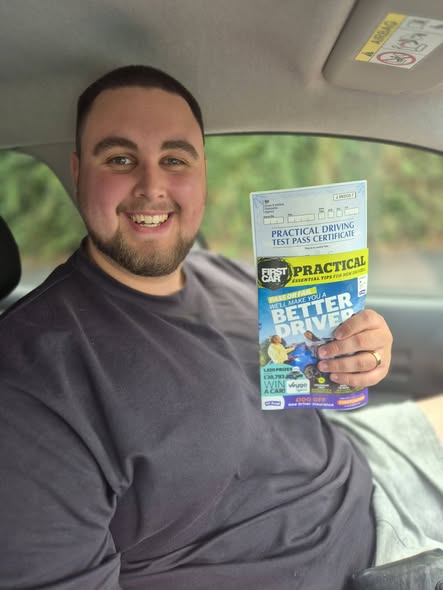 Joe Stead - BB Driving School pass