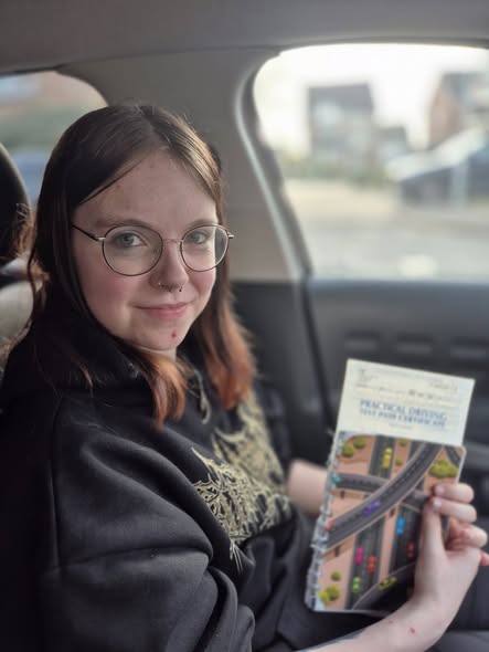 Katie Green - BB Driving School pass